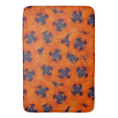 Scarlet Oranje Poppy Seamless Pattern Badmat (Voorkant Verticaal)