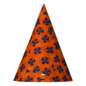 Scarlet Oranje Poppy Seamless Pattern Feesthoedjes (Links)