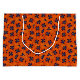 Scarlet Oranje Poppy Seamless Pattern Groot Cadeauzakje