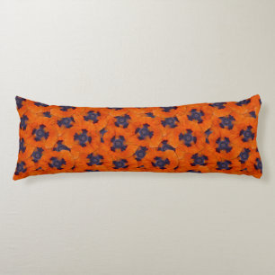 Scarlet Oranje Poppy Seamless Pattern Lichaamskussen
