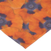Scarlet Oranje Poppy Seamless Pattern Tafelkleed (Gekanteld)