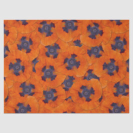 Scarlet Oranje Poppy Seamless Pattern Tissuepapier