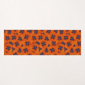 Scarlet Oranje Poppy Seamless Pattern Yogamat (Voorkant (horizontaal))
