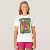 Scarlet Parrot Art T-shirt (Voorkant volledig)