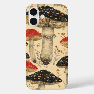 Scarlet Pet Mushroom Meadow - IPhone 16 Hoesje