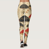 Scarlet Pet Mushroom Meadow - Leggings (Achterkant)