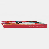 Scarlet Petal Elegance Gastenboek (Rug)