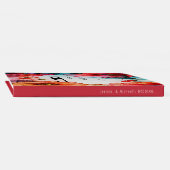 Scarlet Petal Elegance Gastenboek (Rug)