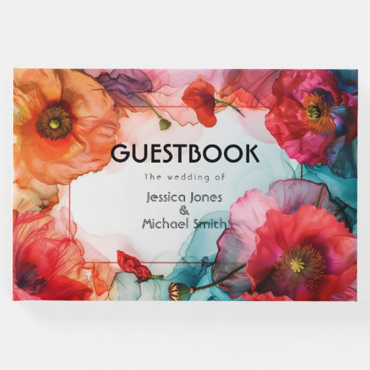 Scarlet Petal Elegance Gastenboek (Voorkant)