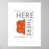 Scarlet Pimpernel Quote - Klassieke literatuur Poster (Voorkant)