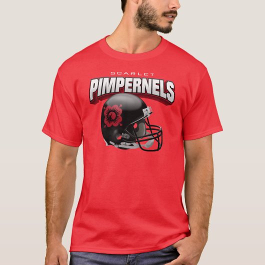 Scarlet Pimpernels "Big Head"-T-shirt: Huis T-shirt (Voorkant)