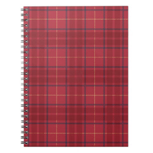 Scarlet Plaid Notitieboek