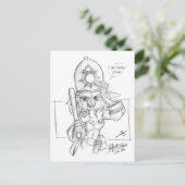 Scarlet_Police Briefkaart (Staand voorkant)