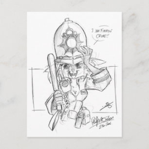 Scarlet_Police Briefkaart