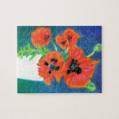 Scarlet Poppies Jigzaag Puzzle Legpuzzel (Horizontaal)