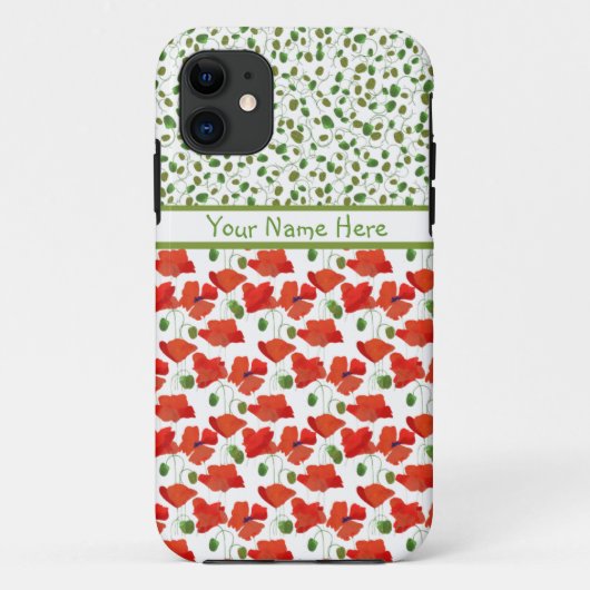 Scarlet Poppies Mix'n'Match iPhone 5/5s Hoesje (Achterkant)