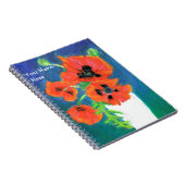Scarlet Poppies  Spiral Notitieboek (Rechterzijde)