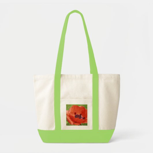 Scarlet Poppy Tote Bag (Voorkant)