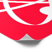 Scarlet Red, Atom Poster (Hoek)