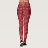 Scarlet Red Christmas Leggings (Achterkant)