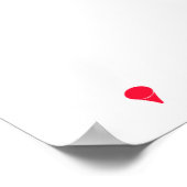 Scarlet Red Golf Poster (Hoek)