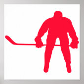 Scarlet Red Hockey Poster (Voorkant)