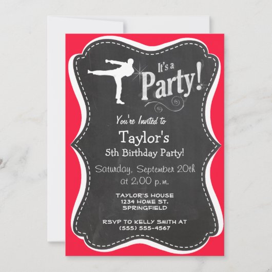 Scarlet Red Martial Art Kaart (Voorkant)