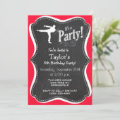 Scarlet Red Martial Art Kaart (Staand voorkant)