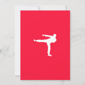 Scarlet Red Martial Art Kaart (Achterkant)