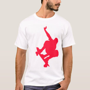 Scarlet Red Skater T-shirt