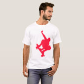 Scarlet Red Skater T-shirt (Voorkant volledig)