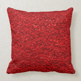 Scarlet Red Texture Kussen