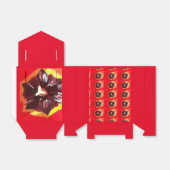 Scarlet Red Tulip Bedankdoosjes (Uitgevouwen)