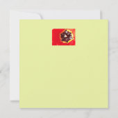 Scarlet Red Tulip flatcard (Achterkant)