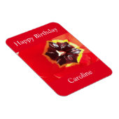 Scarlet Red Tulip Magneet (Rechterzijde)