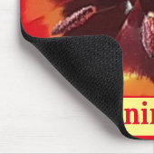 Scarlet Red Tulip Muismat (Hoek)