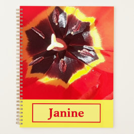 Scarlet Red Tulip Planner