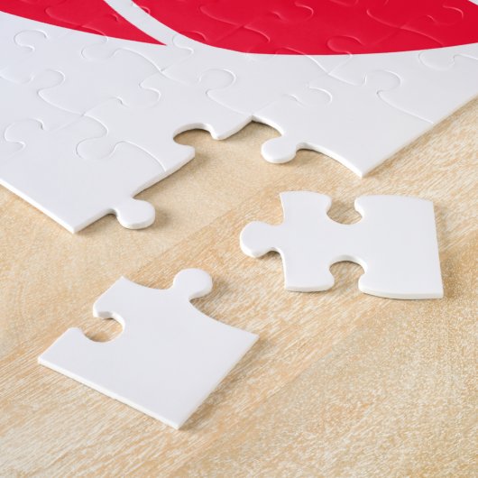 Scarlet Red Volleyball Legpuzzel (Zijkant)