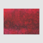 'Scarlet' Rode zijde Abstract Tissuepapier (Voorkant)