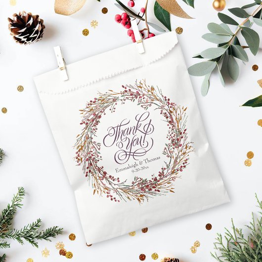 Scarlet rood seizoensgebonden bloemenbruiloft bedankzakje