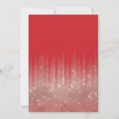 Scarlet Roos Gold Glitter Typography Sweet 16 Kaart (Achterkant)