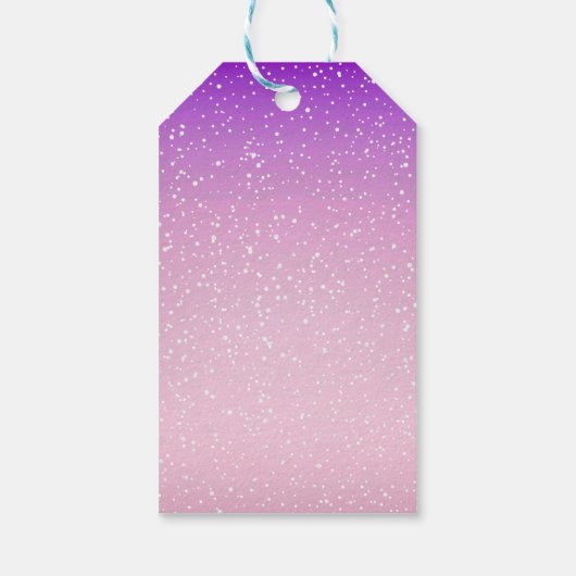 Scarlet Santa Hat Glow  Cadeaulabel (Achterkant)