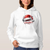 Scarlet Santa Hat Glow Hoodie (Voorkant)