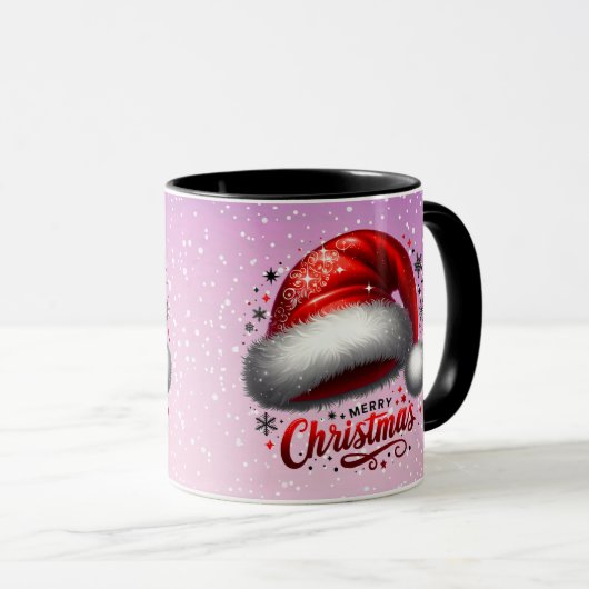Scarlet Santa Hat Glow  Mok (Voorkant rechts)