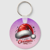 Scarlet Santa Hat Glow  Sleutelhanger (Voorkant)