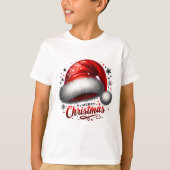Scarlet Santa Hat Glow T-shirt (Voorkant)