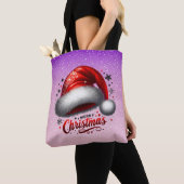 Scarlet Santa Hat Glow  Tote Bag (Dichtbij)