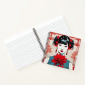 Scarlet Serenity Notitieboek (Binnen)