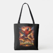 Scarlet Siege Tote Bag (Achterkant)