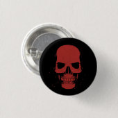 Scarlet Skull Ronde Button 3,2 Cm (Voorkant /achterkant)